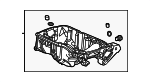 112006MAJ00 - Engine: Engine Oil Pan for Honda Image