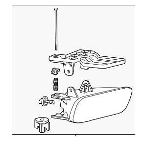 19433558 - : Fog Lamp Assembly for GMC: Sierra 1500, Sierra 1500 HD, Sierra 2500, Sierra 2500 HD, Sierra 3500, Yukon, Yukon XL 1500, Yukon XL 2500 Image