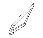 61284AL000 - : Glass Weather-Strip for Subaru: Legacy, Outback Image