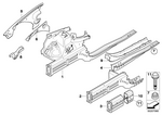 41147135609 - Bodywork: Front Left Wheelhouse for BMW Image