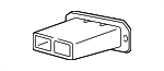 1F2064188 - Electrical: Pocket for Mazda: B2300, B2500, B3000, B4000 Image