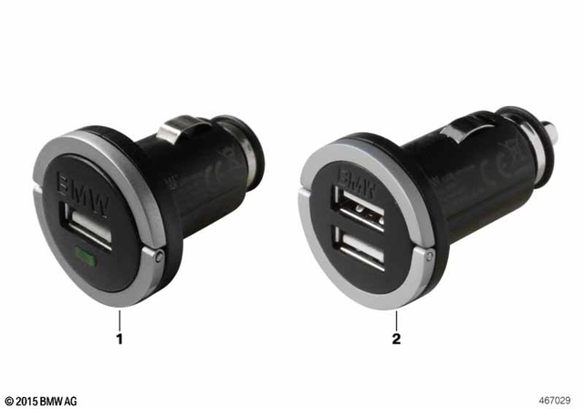 65412458284 - Design: USB Charger For Type A for BMW-Motorrad Image