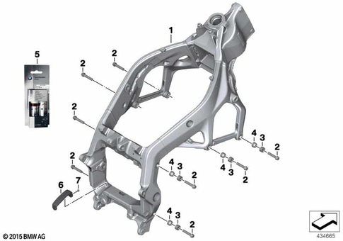 Motorcycle Frame for 2014 BMW-Motorrad S 1000 XR #0