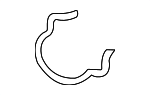 4E145853E - Engine: Pressure Pipe Retainer for Volkswagen Image