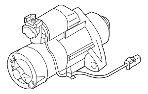 23300JK20D - : Starter for INFINITI: EX35, FX35, G35 Image