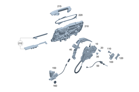 Rear Locking System for 2024 Mercedes-Benz E350 #0
