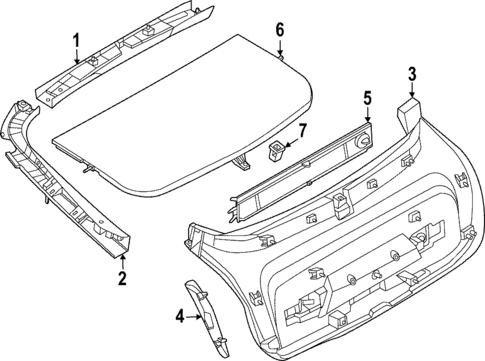 Interior Trim for 2024 BMW i4 #0