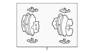 5810138A70 - : Brake Pads Front for Kia: Optima Image
