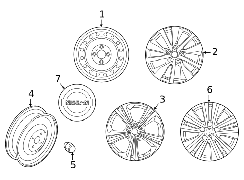 Wheels for 2021 Nissan Sentra #0