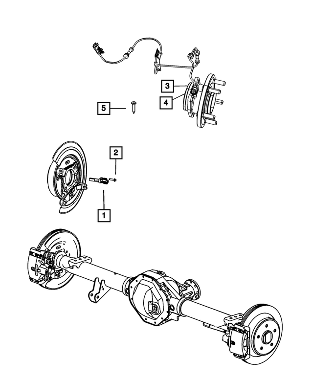 68081239AA - Electrical: Hex Head Bolt for Mopar Image image