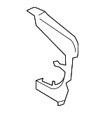 41217264070 - Body: Baffle Plate for BMW: 320i, 320i xDrive, 328d, 328d xDrive, 328i, 328i xDrive, 330e, 330i, 330i xDrive, 335i, 335i xDrive, 340i, 340i xDrive, ActiveHybrid 3, M3 Image