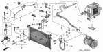 80364S84A00 - Body/Air Conditioning: CLAMP, SUCTION PIPE for Honda Image