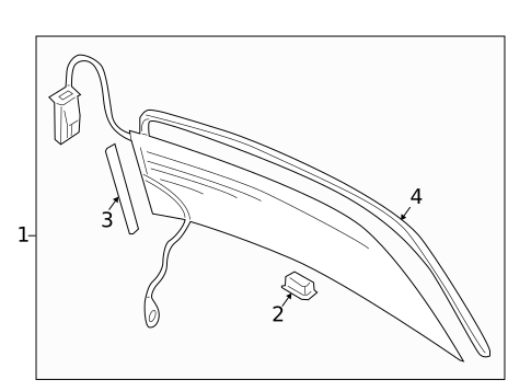 Glass & Hardware - Back for 2013 Audi A8 Quattro #0