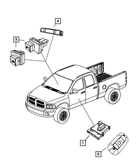 Switches for 2008 Dodge Ram 3500 #4