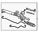 8251305 - Steering: Gear Assembly for Volvo: 850, C70, S70, V70 Image