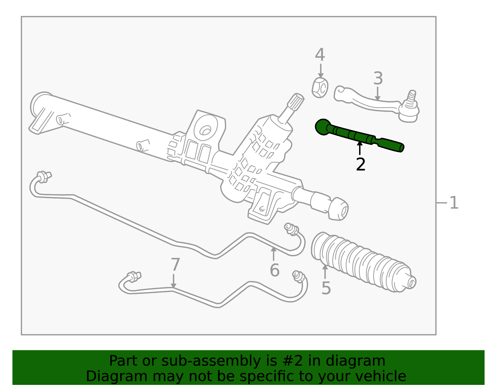 31476353 - Inner Tie Rod - 1993-2004 Volvo | Volvo OEM Parts Direct