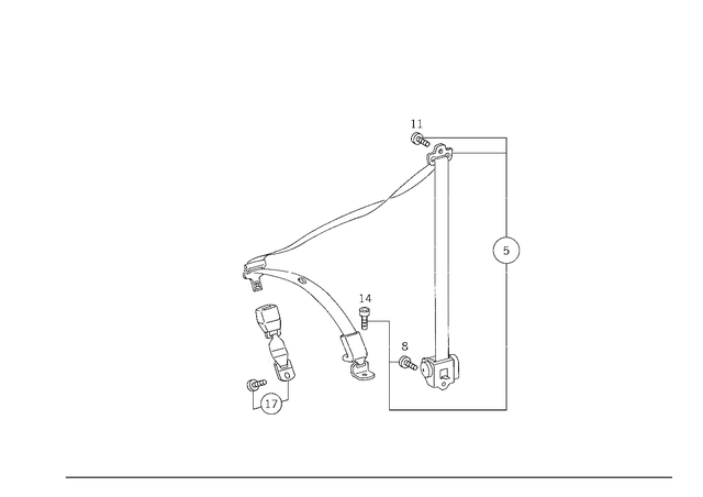 19840129 - Folding Seat: Screw for Mercedes-Benz Image image