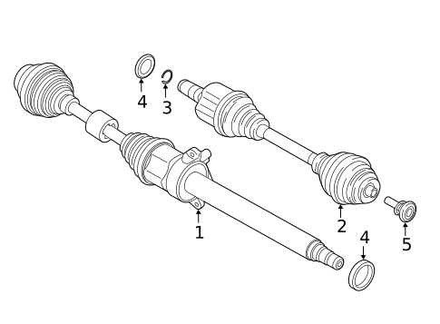 Axle Shaft for 2024 BMW M235i xDrive Gran Coupe #0