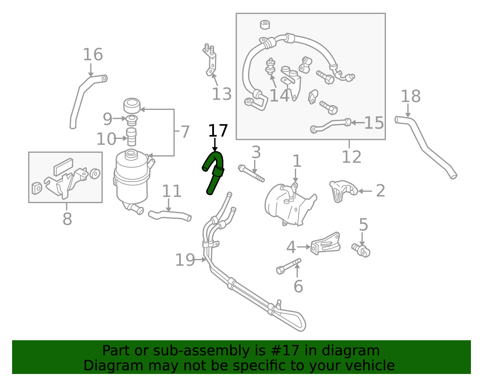 1999-2003 Mazda Power Steering Cooler Line B26K-32-682B | OEM Parts Online