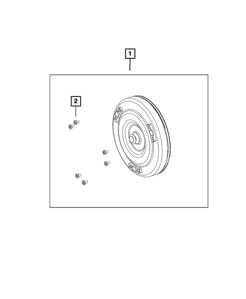 Automatic Transmission / Transaxle and Torque Converter for 2015 Ram ProMaster City #2