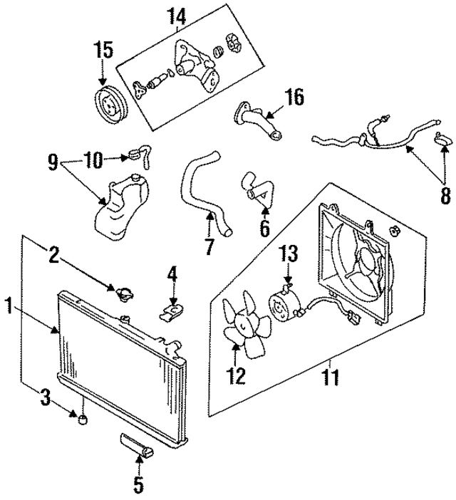 K24B15200A - : Radiator Assembly for Kia Image