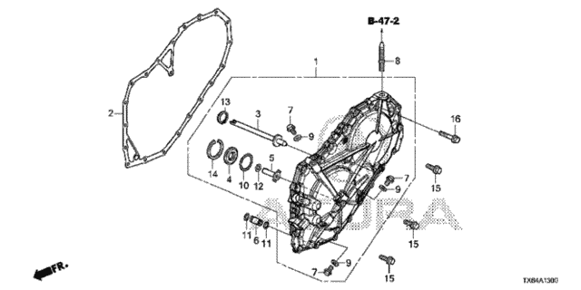 AT Left Side Cover (DCT) for 2016 Acura ILX #0