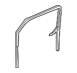 72235SCVA02 - : 2003-2011 Honda Element - Channel R Front Door Run for Honda: Element Image