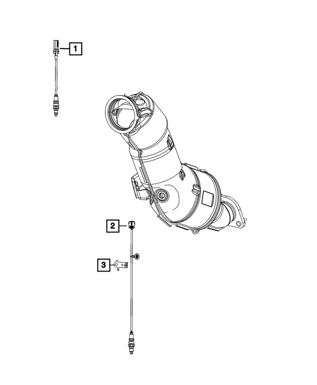 68510272AB - Electrical: Oxygen Sensor for Mopar Image image