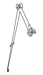 733600E210C0 - : Lap &amp; Shoulder Belt for Lexus: TX350, TX500h, TX550h+ Image