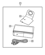 82207873 - Mopar Accessories - Component Parts: Cd Changer - 4 Disc Player Package for Mopar Image