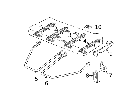 Tracks & Components for 1999 Dodge Dakota #0