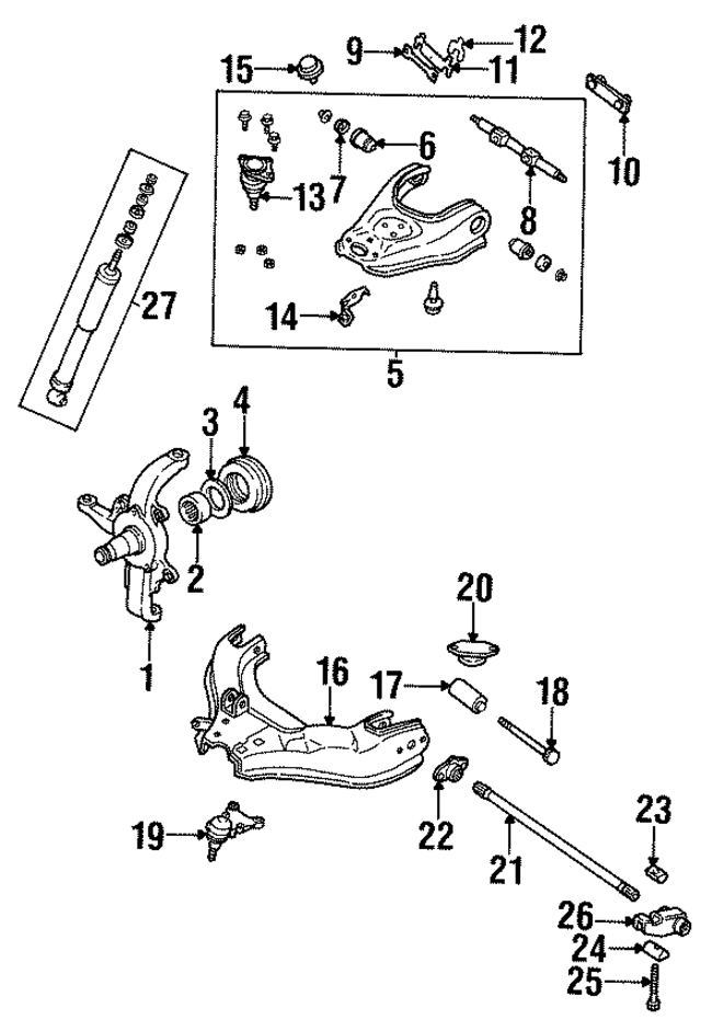 8943876041 - : Mount Bracket for Acura Image