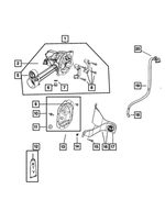 5066054AB - Front Axle; Dana 186 MM; Differential and Drive Line: Drain Plug for Mopar Image image