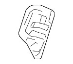 82221TLAA01ZA - Body: Lock Cover for Honda: CR-V Image