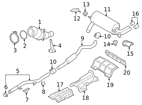 Exhaust Components for 2014 BMW 428i #0