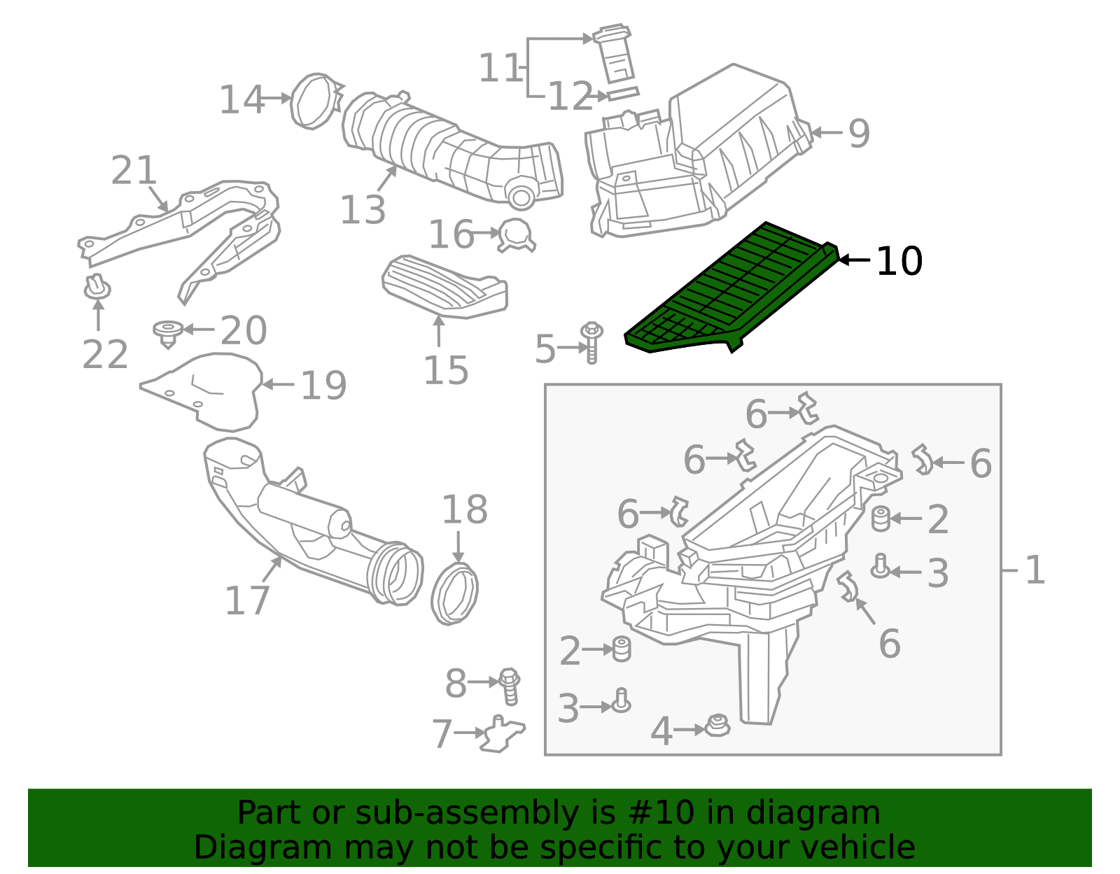 Air Filter Replacement For Honda Insight 1.5L L4 Gas (2019, 2020, 2021, 2022 Models) - View #4