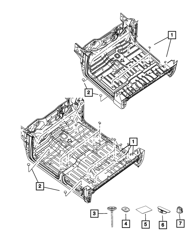 52110009AA - Body Sheet Metal Except Doors: Body Plug for Mopar Image image