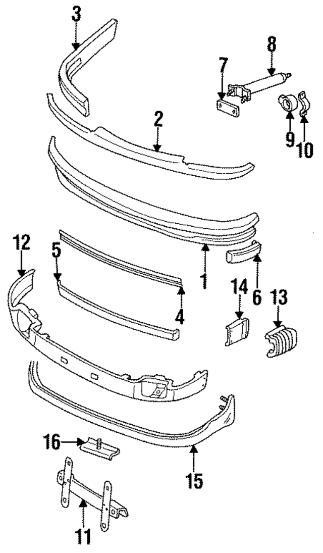 91150331500GRV - Body: Upper Extension for Porsche Image