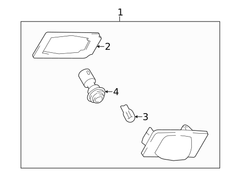 License Lamps for 2001 Mazda Miata #0
