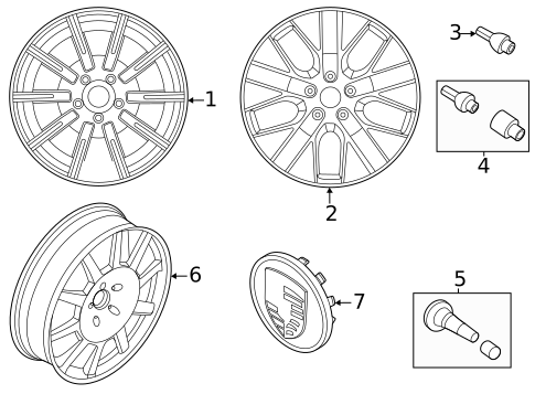 Wheels for 2025 Porsche Taycan #1