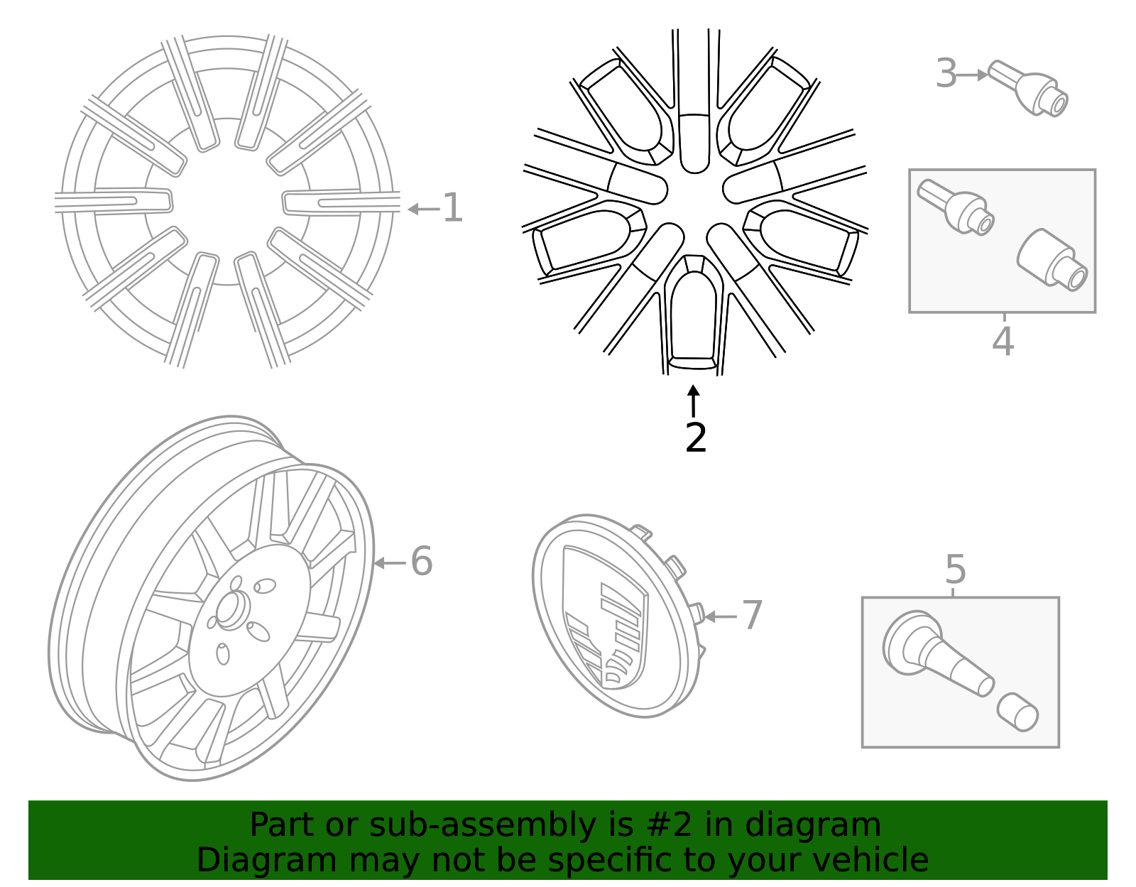 Wheel, Alloy - Porsche (9J1-601-025-K-041)