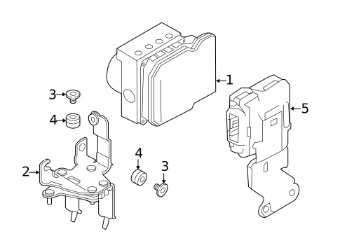 ABS Components for 2019 INFINITI Q60 #0