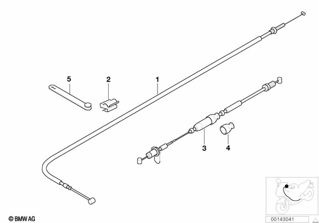 32737659216 - : Throttle Cable for BMW-Motorrad Image