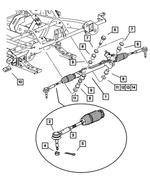 6033181 - Steering: Hex Head Bolt for Mopar Image
