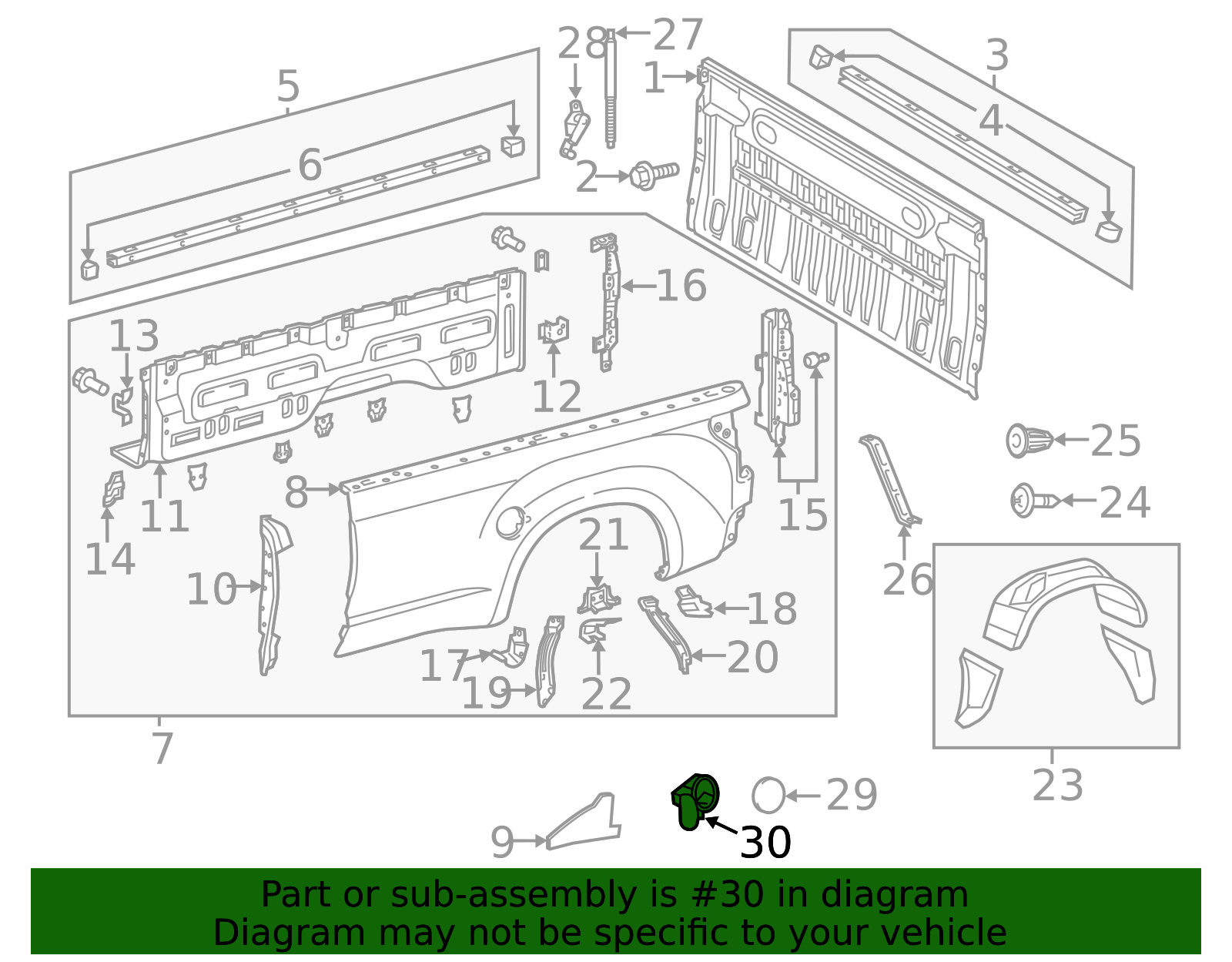 77305-0C061 - Fuel Pocket 2014-2021 Toyota Tundra | Longo Toyota Parts