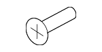 814563S000 - Body: Door Lock Striker Plate Screw for Kia Image