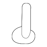 986046 - Electrical: High Mount Lamp Screw for Volvo Image