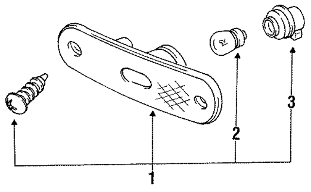 EA01515H0 - : Side Marker Lamp for Mazda Image