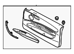 51417234293 - Body: Door Trim Panel for BMW: 128i, 135i, 135is Image