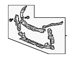 60400TM8A00ZZ - : Radiator Support for Honda: Insight Image